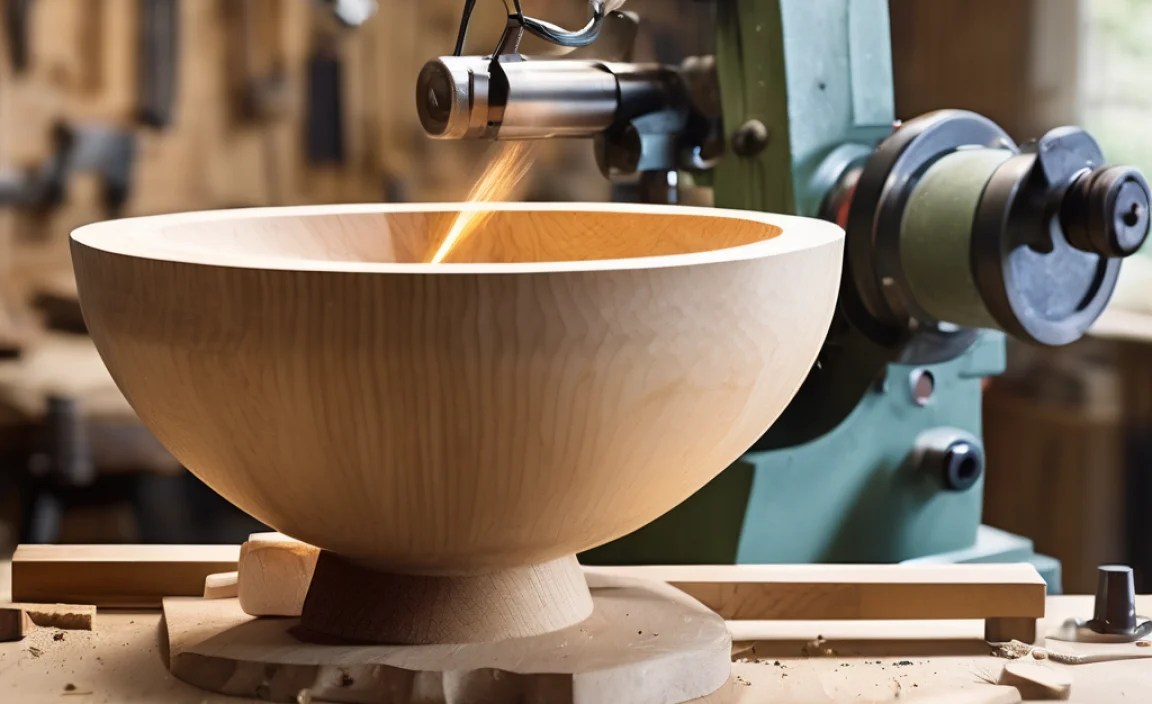 wood lathe bowl blank preparation