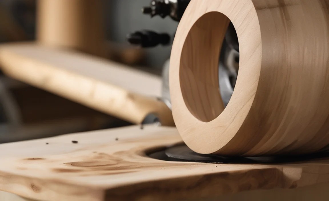 wood lathe bowl sanding system