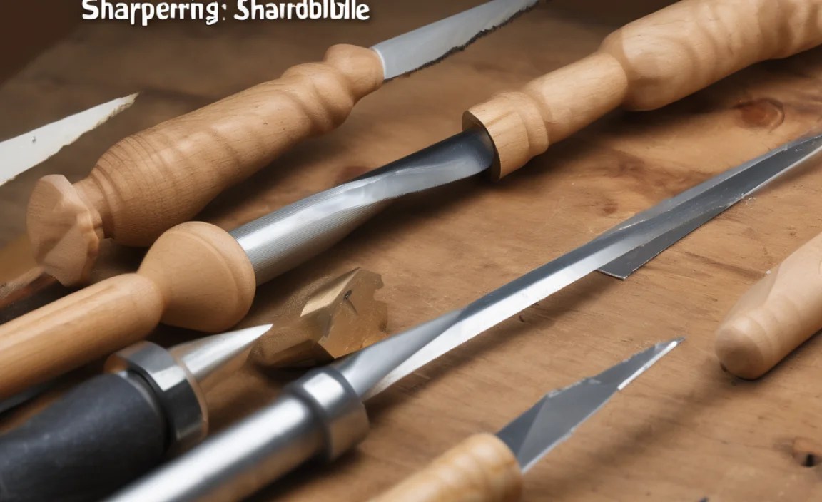 wood lathe chisel sharpening tips