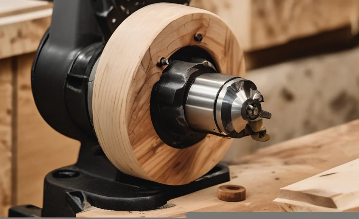 wood lathe chuck installation guide DIY