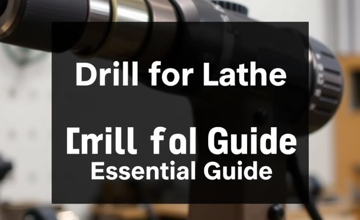 Drill for Lathe: Essential Guide