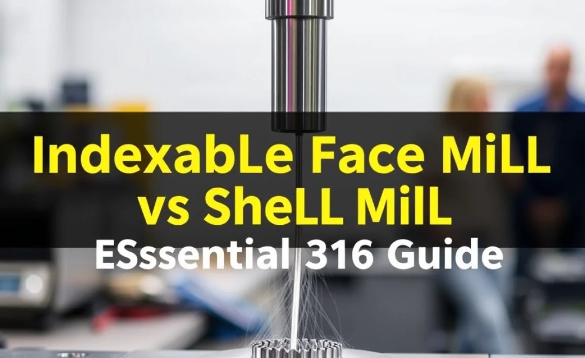 Indexable Face Mill vs Shell Mill: Essential 316 Guide