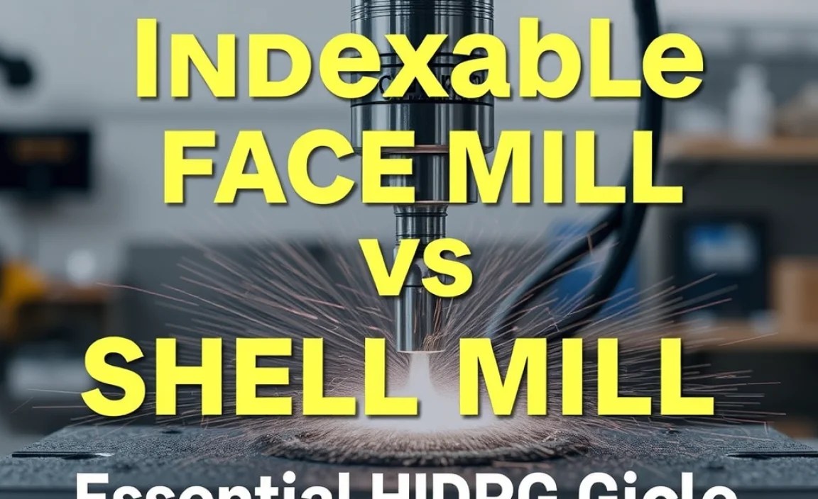 Indexable Face Mill vs Shell Mill: Essential HDPE Guide