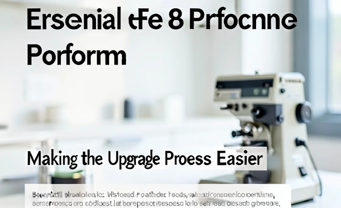 Making the Upgrade Process Easier