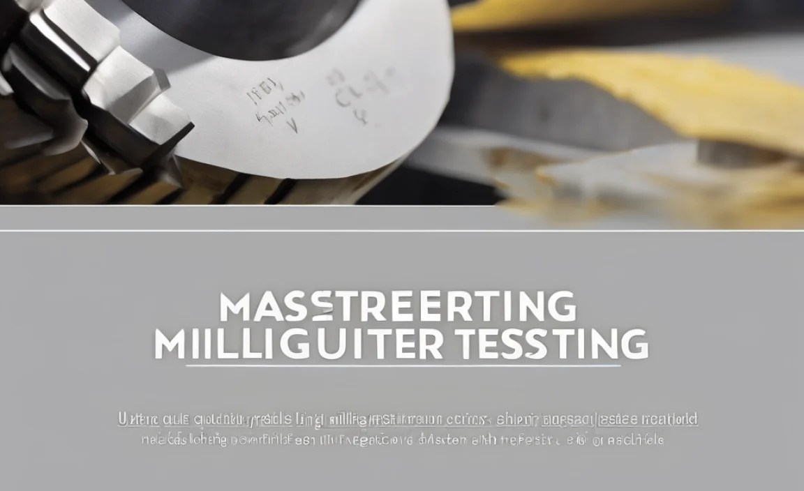 Mastering Milling Cutter Deflection Testing Method