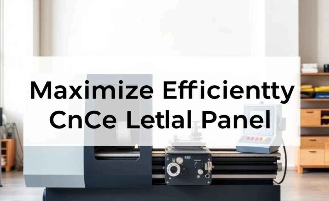 Maximize Efficiency With Cnc Metal Lathe Control Panel