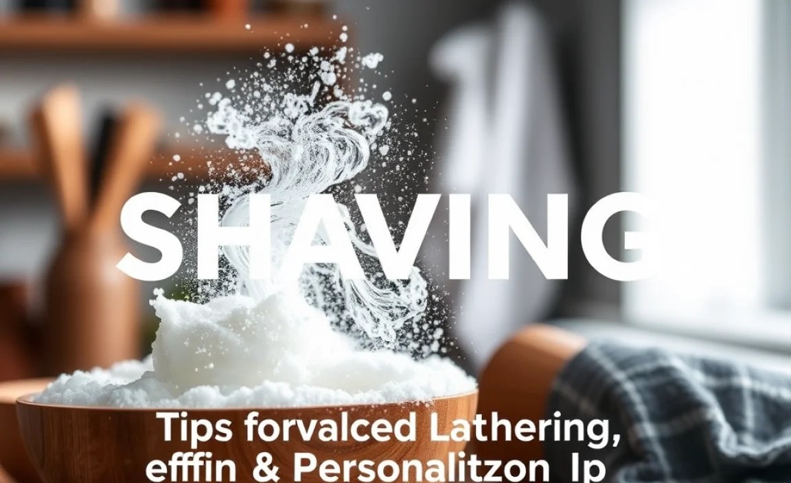 Tips for Advanced Lathering &amp; Personalization