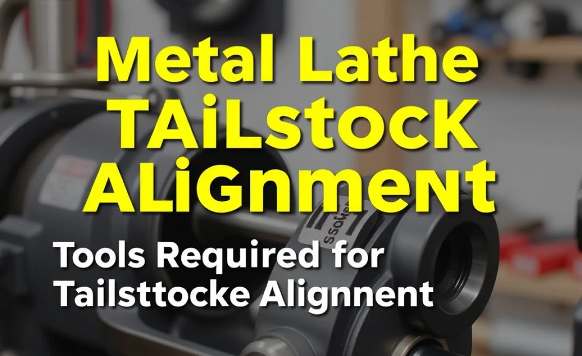 Tools Required for Tailstock Alignment