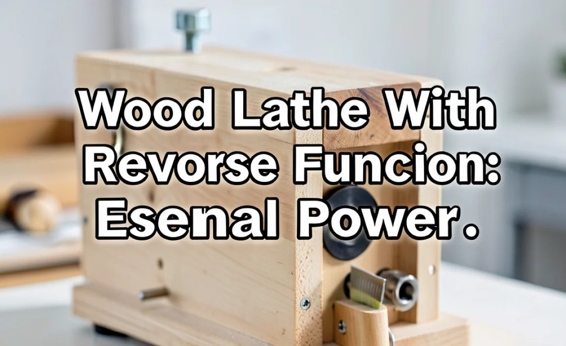 Wood Lathe With Reverse Function: Essential Power