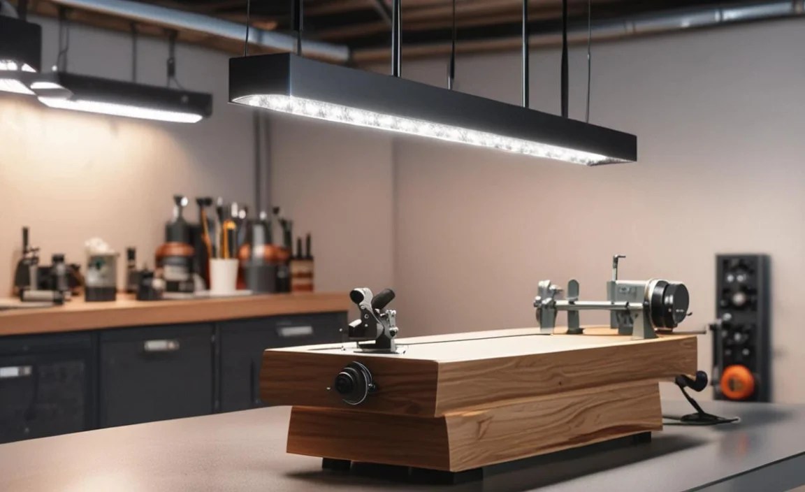 1.Versa Turn LED Lathe Light