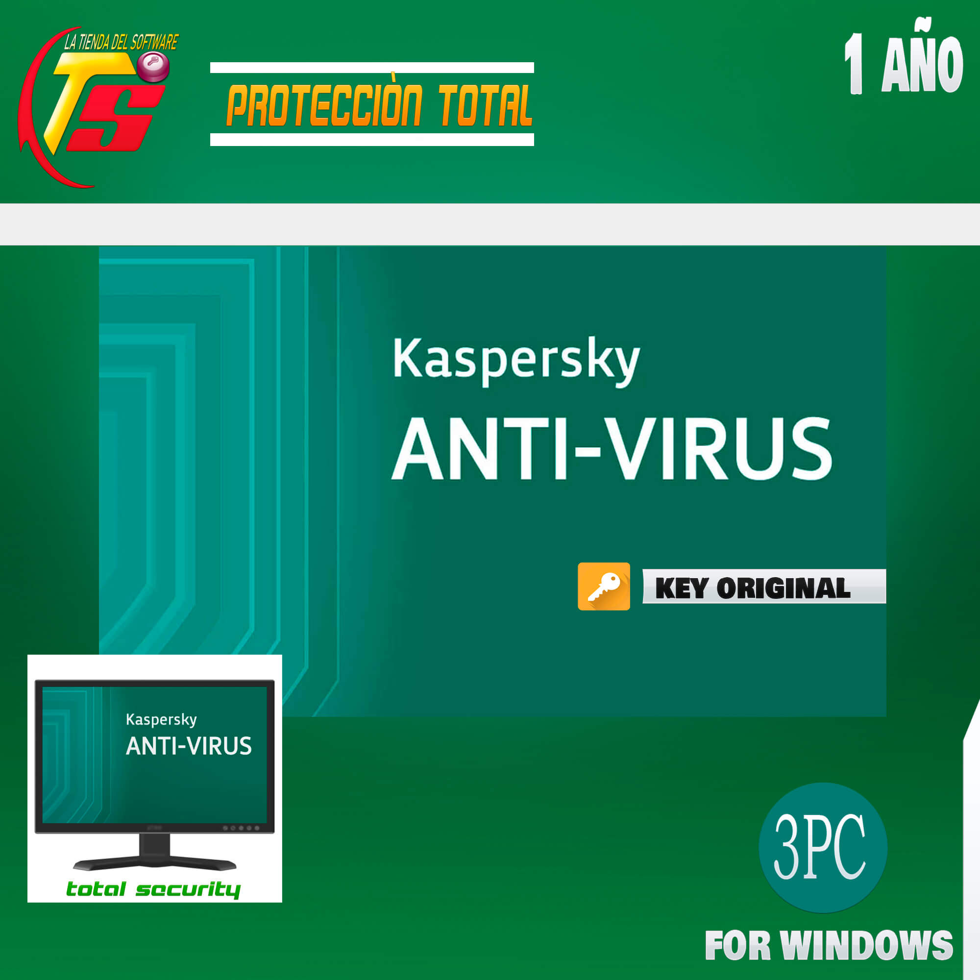 kaspersky security 3 Dispositivos Comprar aquí