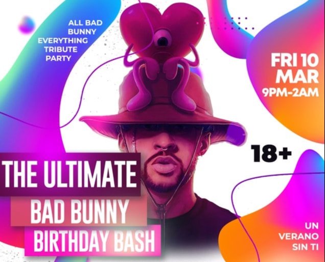 ALL AGES! Noche De BAD BUNNY The Parish // Oakland