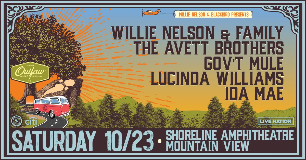 dallas outlaw music festival 2023 OUTLAW MUSIC FESTIVAL llega al Shoreline Amphitheatre en Mountain View con Willie Nelson, The
