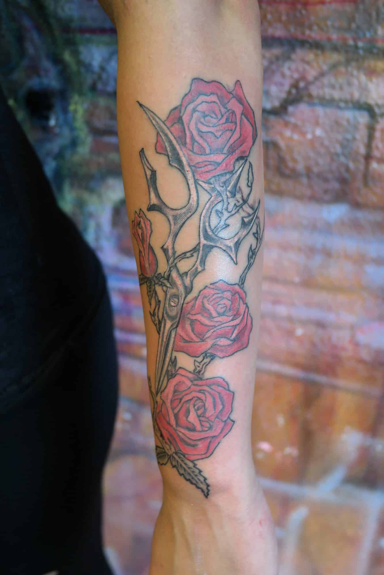 Feder Rosen Tatto zona tattoo