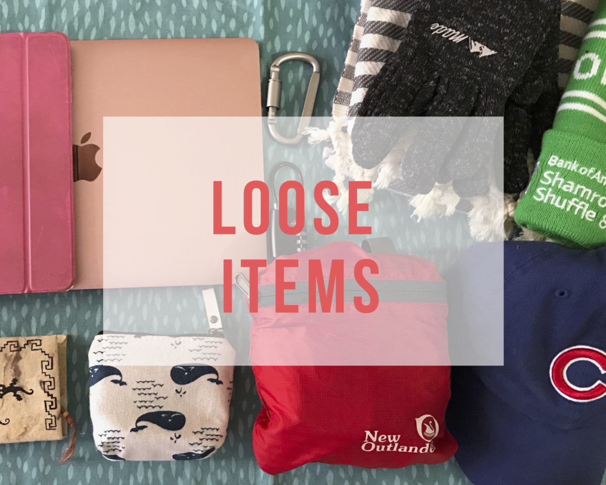 Longterm Travel Packing List Loose Items Lattes & Runways