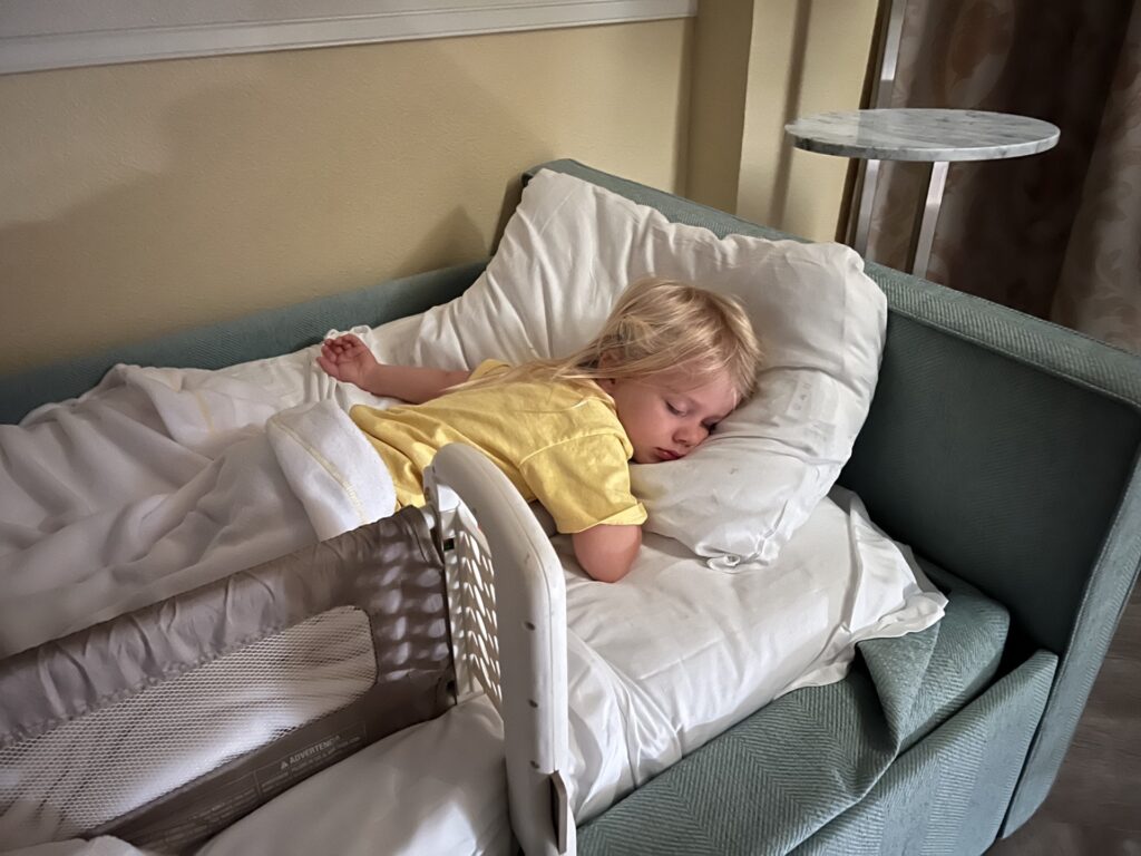 Sample Hotel Bedtime Routine with a Toddler
