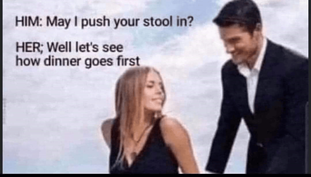 May I push your stool in? Laughing at feminists