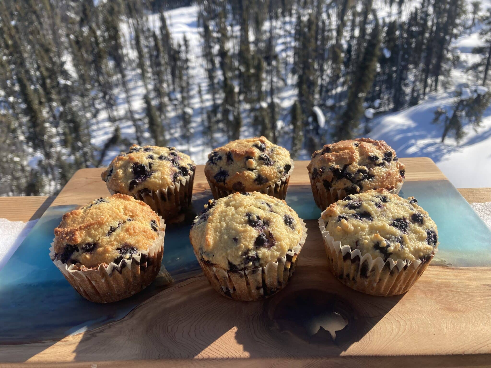 Muffins de arándanos silvestres sin gluten Laughing Lichen