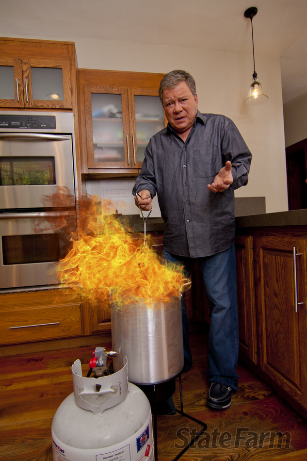 Eat, Fry, Love William Shatner's Turkey Fryer Cautionary Tale PSA