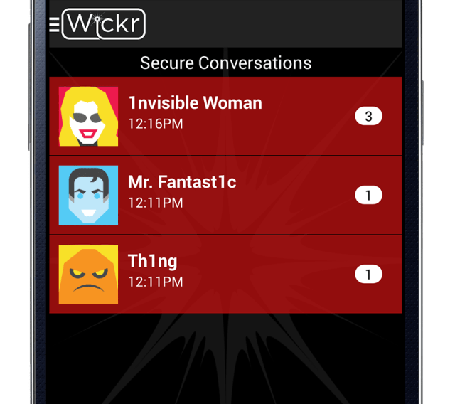 Wickr, An App Designed to Provide Easy Encryption for Text, Audio, and