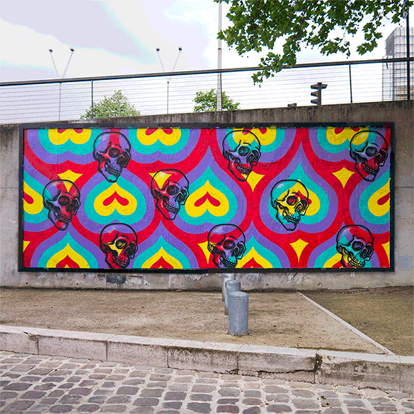 More Fantastic Animated GIFITI Murals by INSA