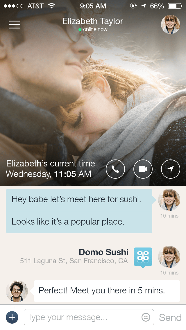 Couple, An App for Sharing Private Texts, Photos, and Videos Between
