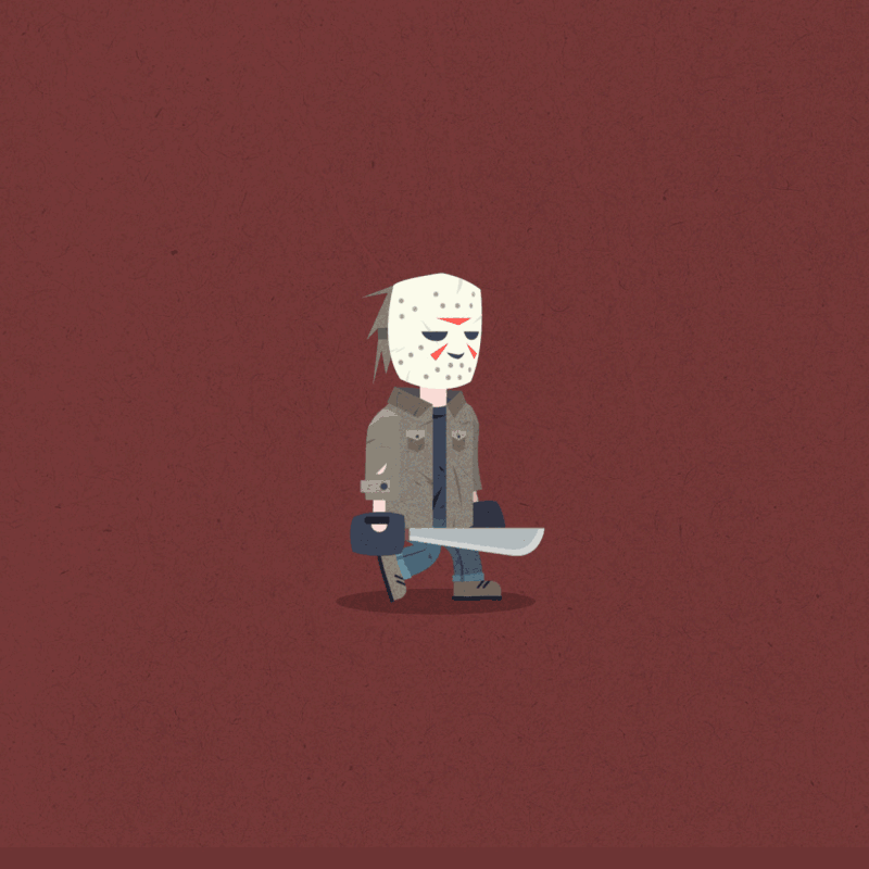 31 Horror Days, Animated Illustrations of Classic Movie