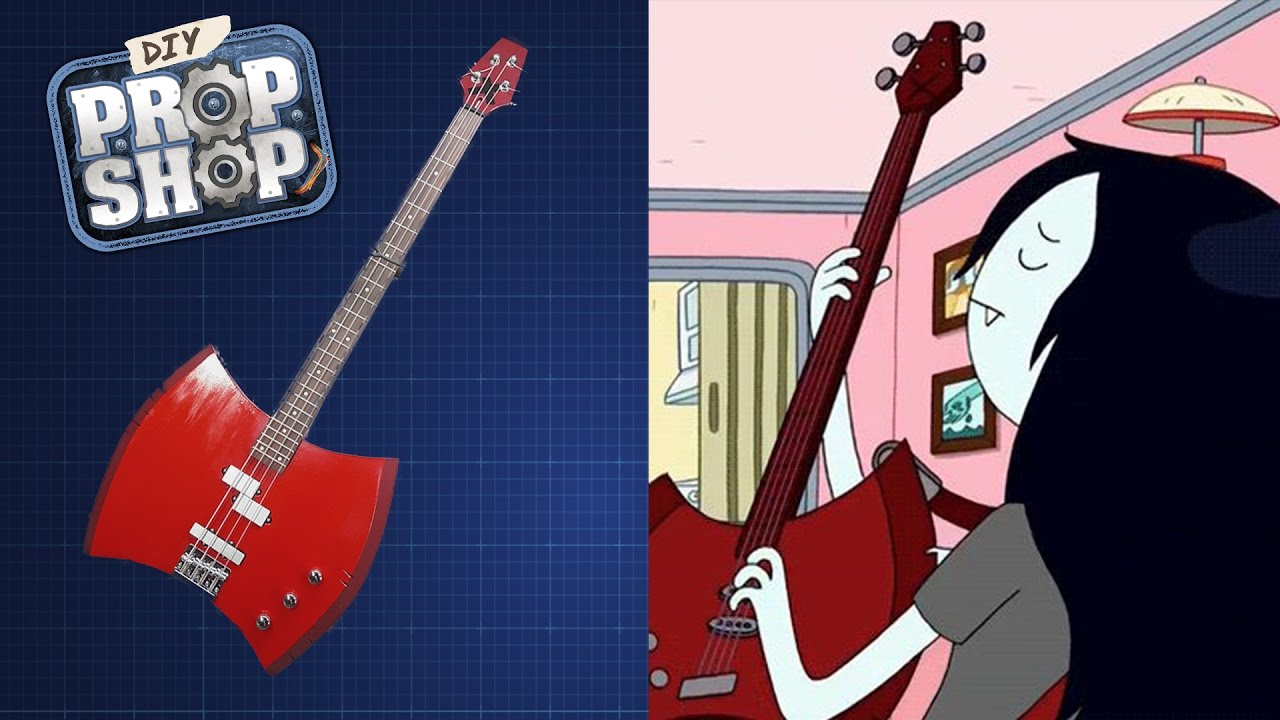 How to Build Marceline’s Axe Bass Guitar and Weapon Hybrid From
