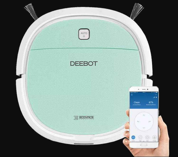 Powerful ECOVACS Mini Robotic Vacuum Cleaner That Can Be Easily