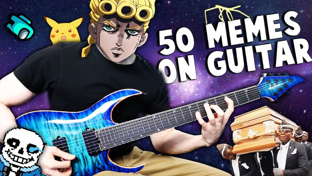 Flawless Guitar Medley of 50 Popular Musical Memes
