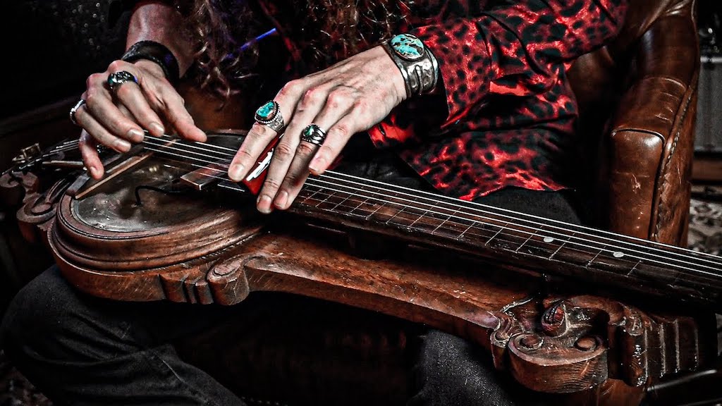 A Haunting Instrumental Played on a Unique Custom Lap Steel Guitar Made