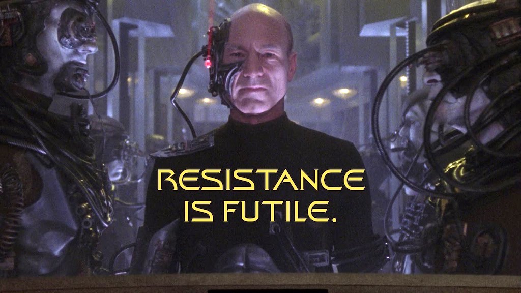 A Compilation of the Iconic 'Star Trek' Ultimatum 'Resistance Is Futile'
