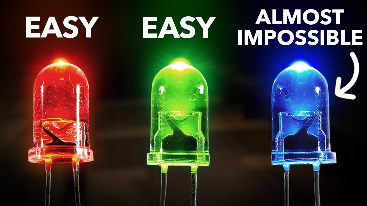 Why Blue LED Lights Were So Much More Difficult to Create Than Red or