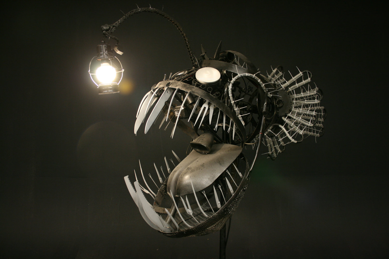 Amazing Giant Anglerfish Sculpture by Justin La Doux