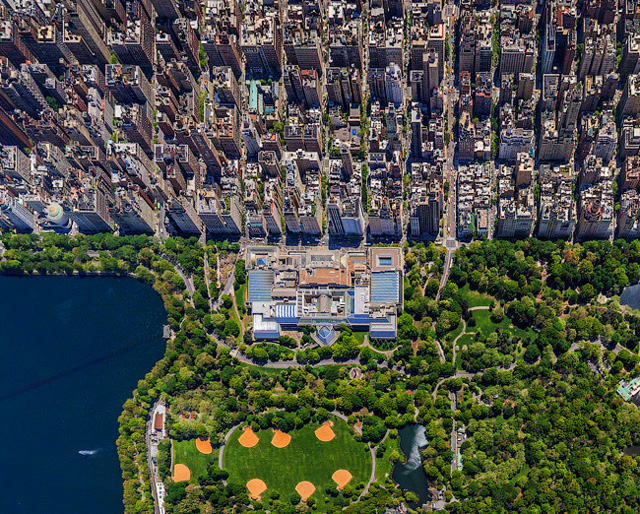 Aerial Panorama Photo of New York City's Central Park