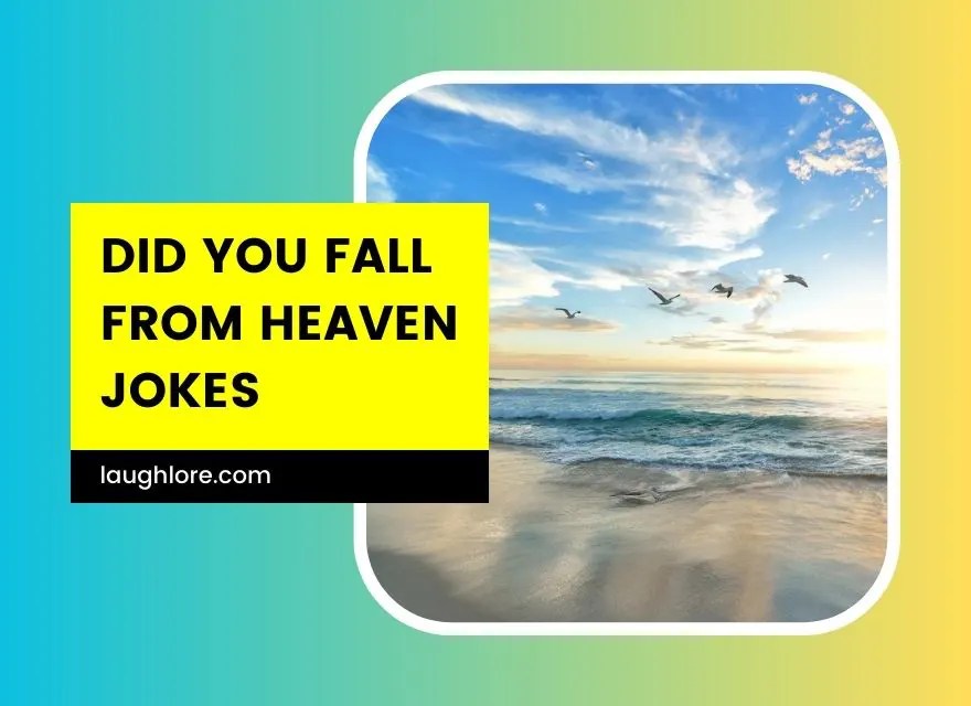 95 Did You Fall From Heaven Jokes Laugh Lore