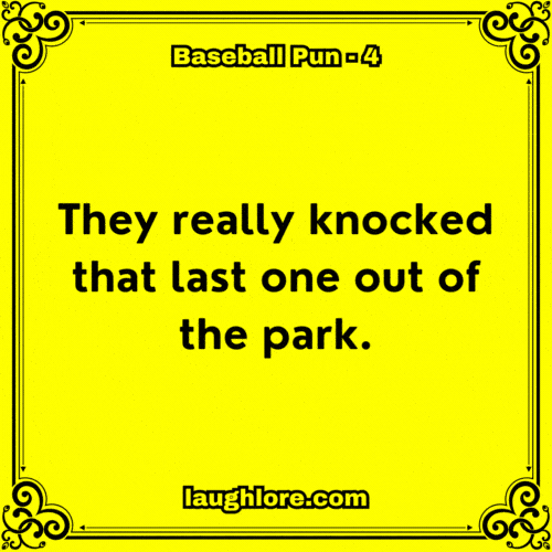 150 Baseball Puns