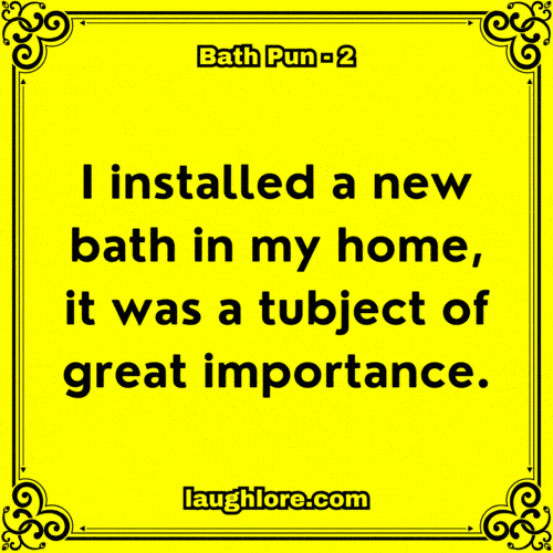 125 Bath Puns