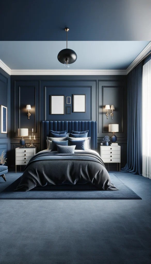 21 Navy Blue Bedroom Ideas to Transform Your Space From Modern to Rustic ????