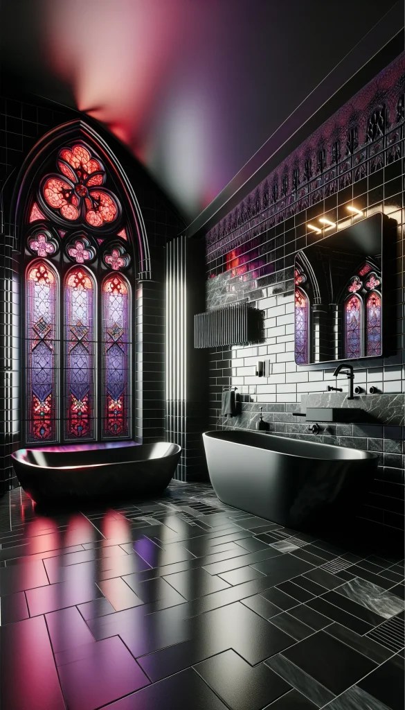 🖤 20 Enchanting Gothic Bathroom Decor Ideas to Transform Your Sanctuary 🛁