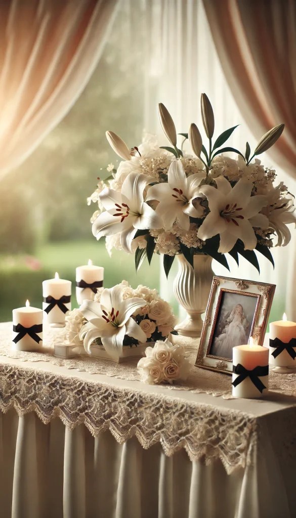 🌸 21 Heartfelt Funeral Table Decoration Ideas to Honor Your Loved One 🌹