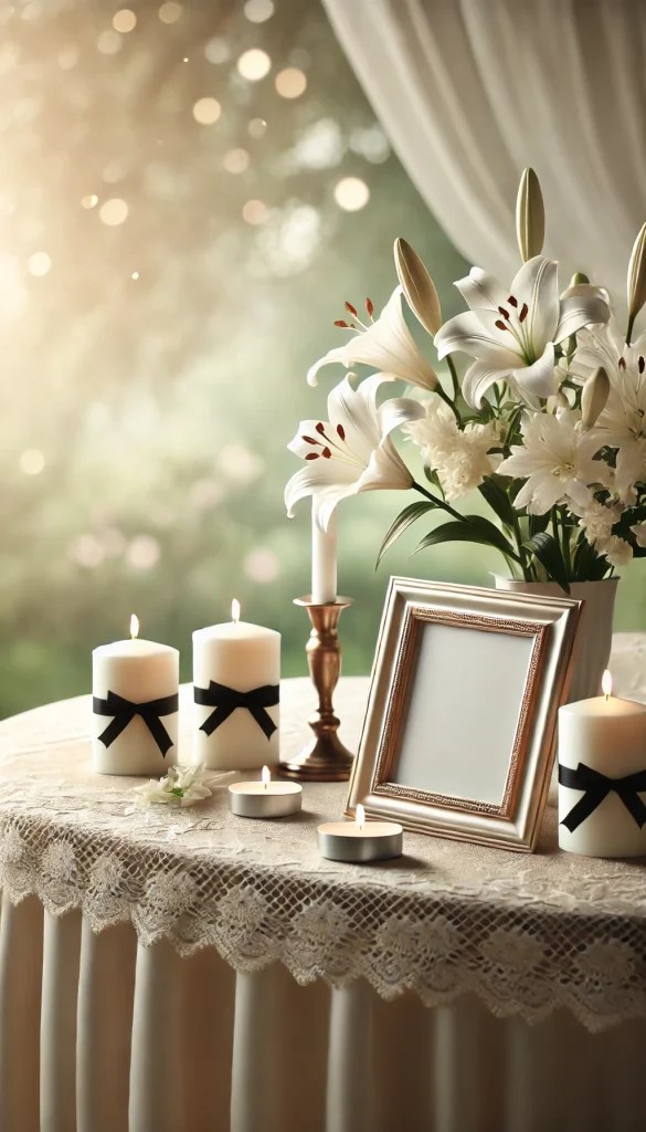 🌸 21 Heartfelt Funeral Table Decoration Ideas to Honor Your Loved One 🌹