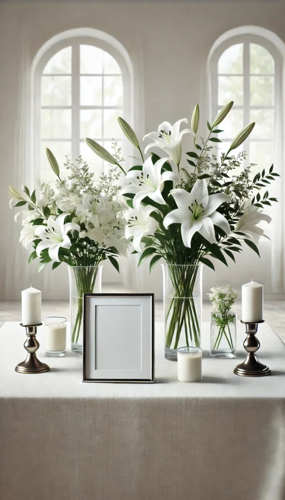 🌸 21 Heartfelt Funeral Table Decoration Ideas to Honor Your Loved One 🌹