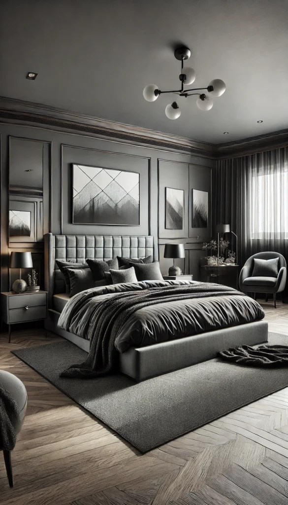 🖤 21 Stunning Black and Grey Bedroom Decorating Ideas You Can't Miss! 🌟