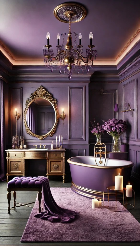 ???? 20+ Stunning Purple Bathroom Decor Ideas That Will Make You