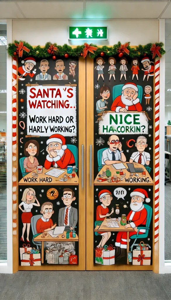 🎄 20 Hilarious Office Christmas Door Decorating Contest Ideas That Will