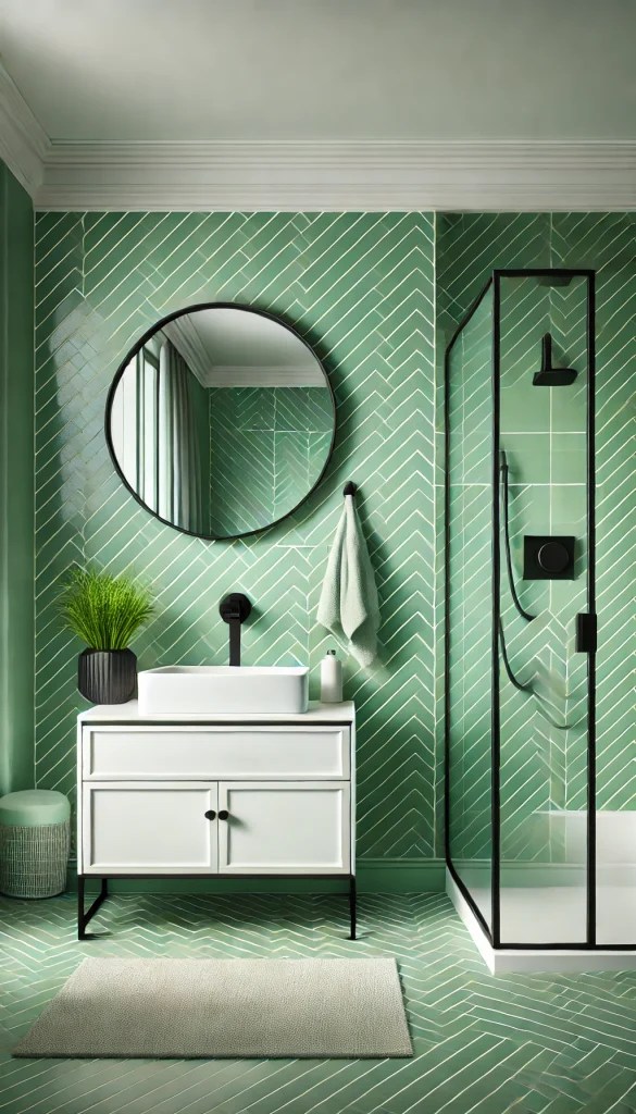🌿 20 Stunning Green Bathroom Decor Ideas to Transform Your Space! 🌱