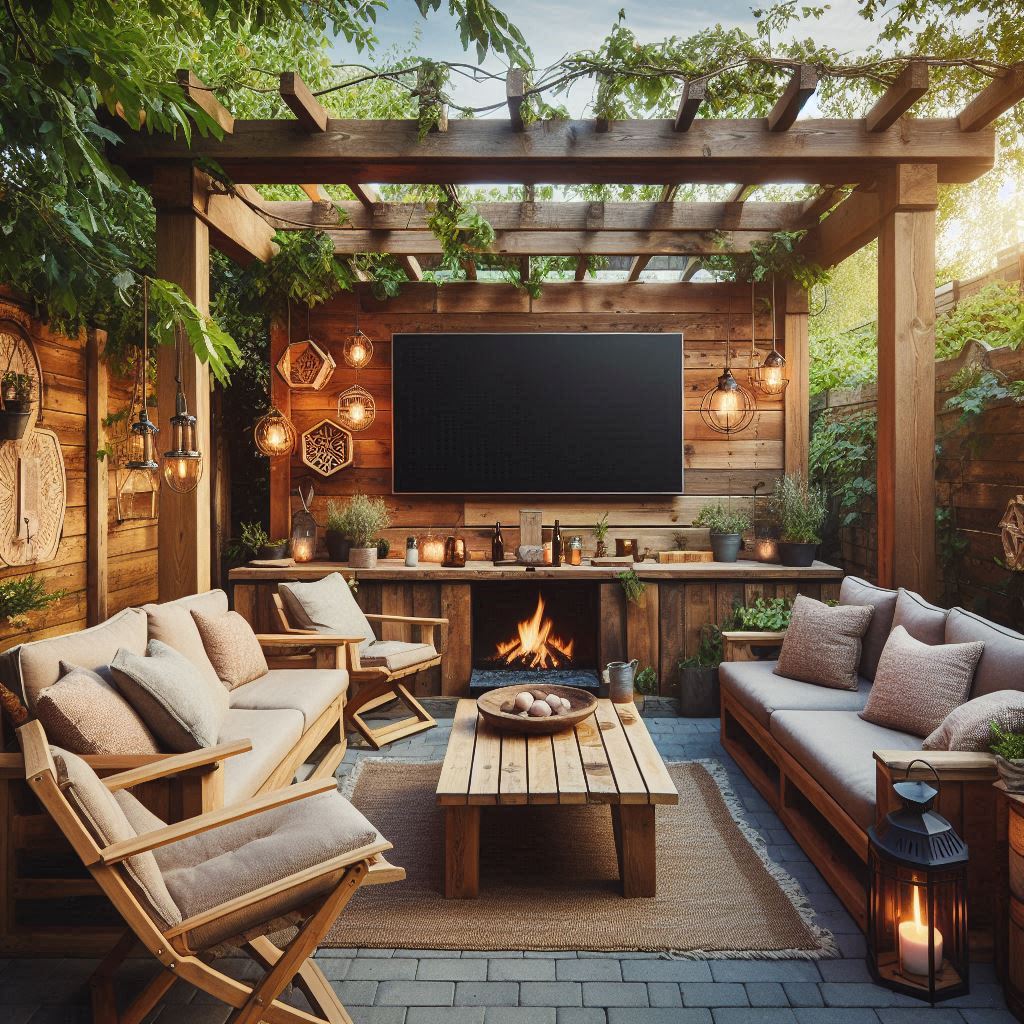 17+ Outdoor TV Ideas to Transform Your Backyard into an Entertainment