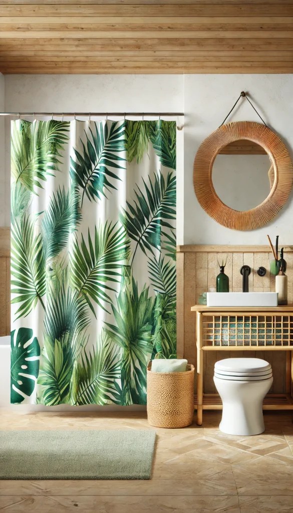17+ Bathroom Shower Curtain Decorating Ideas for a Fresh Look 🛁