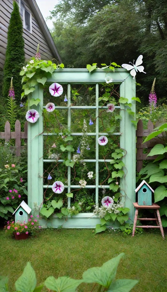 🏡 17+ Brilliant DIY Old Window Frame Decorating Ideas for a Charming Home
